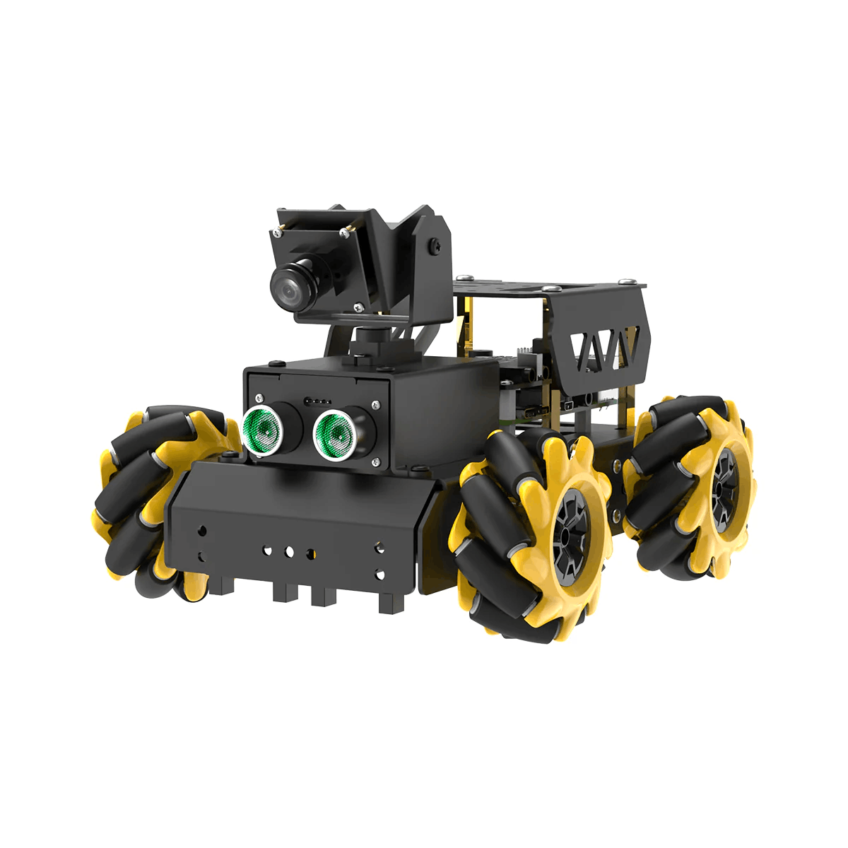 Hiwonder TurboPi Raspberry Pi Robot Car ROS2 with Mecanum Wheels, AI Vision & Tracking, Multimodal Large AI Model ChatGPT / Gemini / Grok / Llama, and Voice Interaction