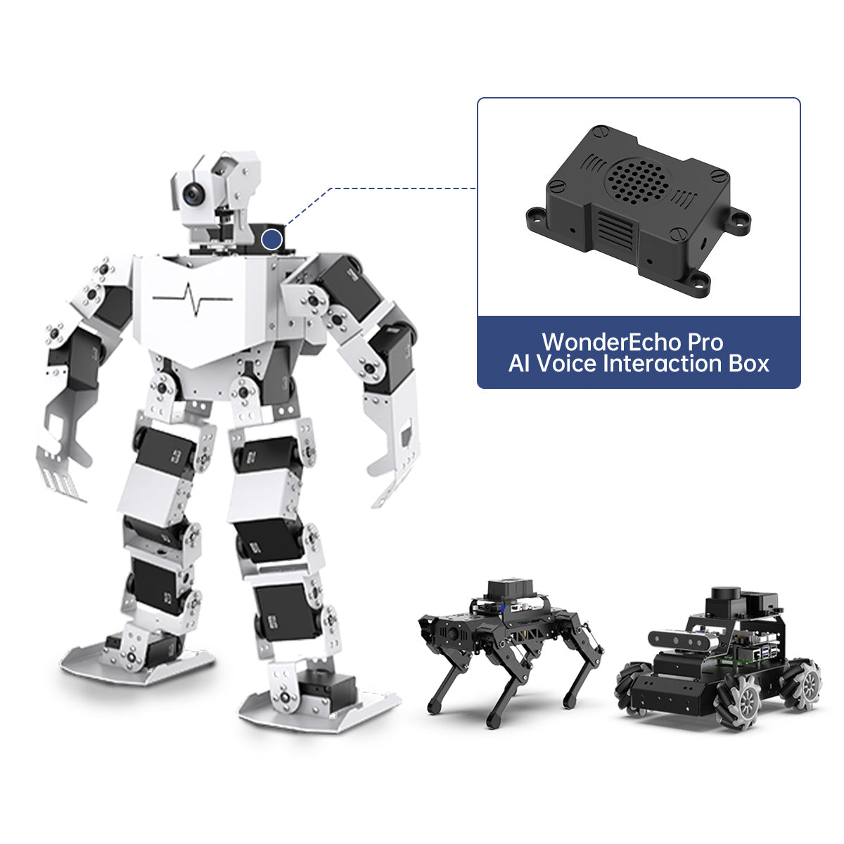 Hiwonder AI Upgrade Pack for Raspberry Pi Robots with Large AI Model & Voice Interaction