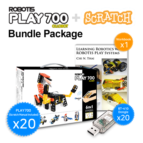 ROBOTIS PLAY 700 SCRATCH BUNDLE PACKAGE