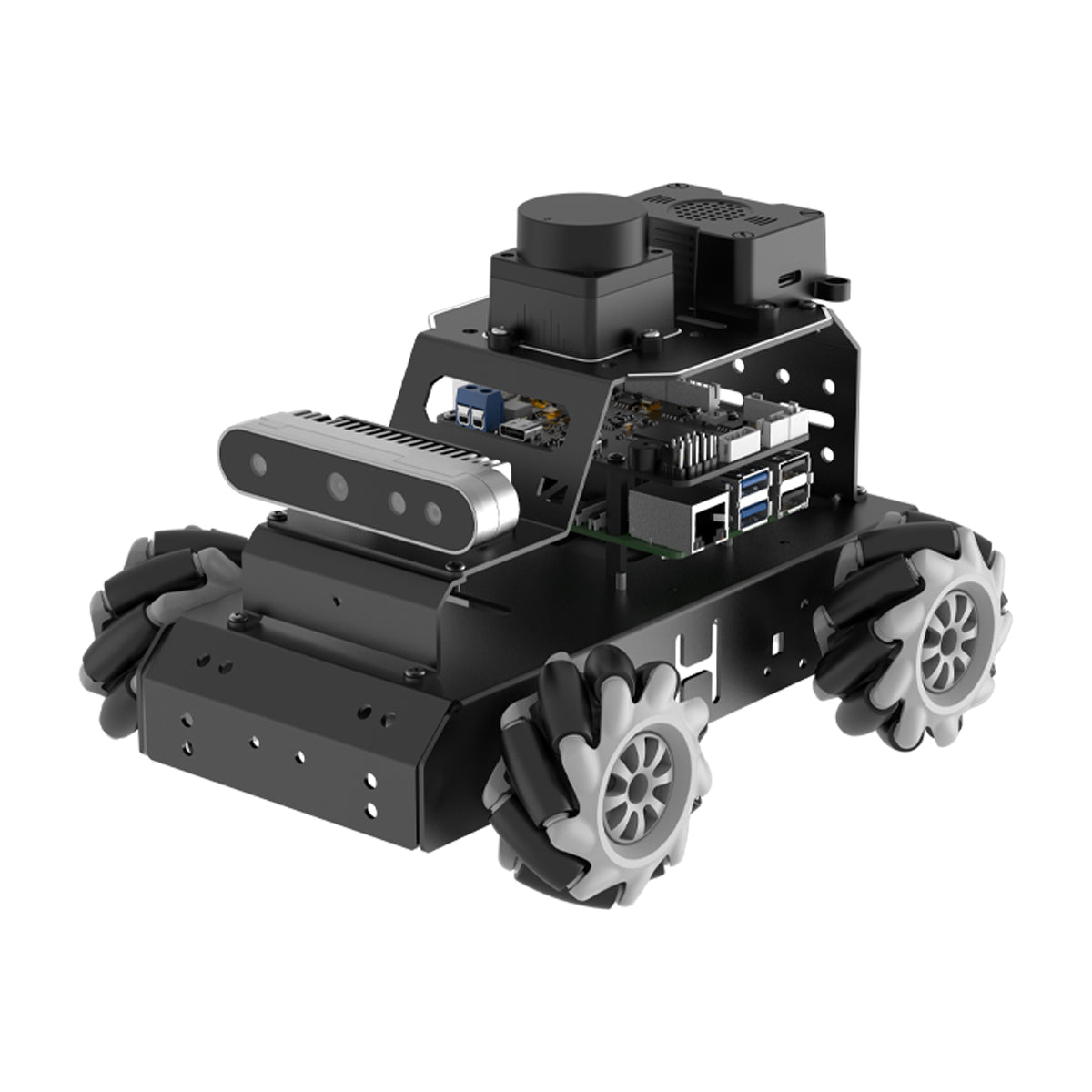 Hiwonder MentorPi M1 Raspberry Pi Robot Car – Mecanum wheel ROS2 Robot, with LLM ChatGPT, SLAM and AI Vision and Voice Interaction
