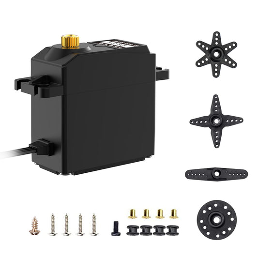 Hiwonder Serial High Voltage Bus Servo HTS-21H Anti-burning and Anti-blocking Intelligent Serial Port High Torque High Precision with Feedback Dedicated for Robot Gripper Claw