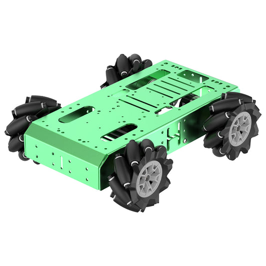 Hiwonder Large Metal 4WD Vehicle Chassis for Arduino/Raspberry Pi/ROS Robot with 12V Encoder Geared Motor