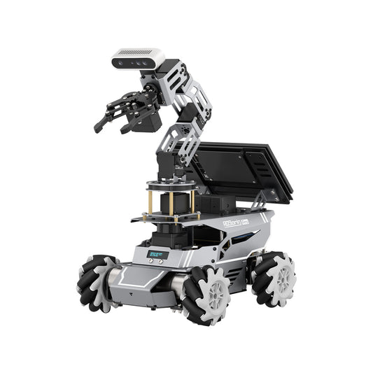 Hiwonder ROSOrin Pro ROS2 Smart Car with Jetson/Raspberry Pi, Multimodal Large AI Models & OpenClaw, 3D Vision, SLAM Mapping & Navigation, Robotic Arm