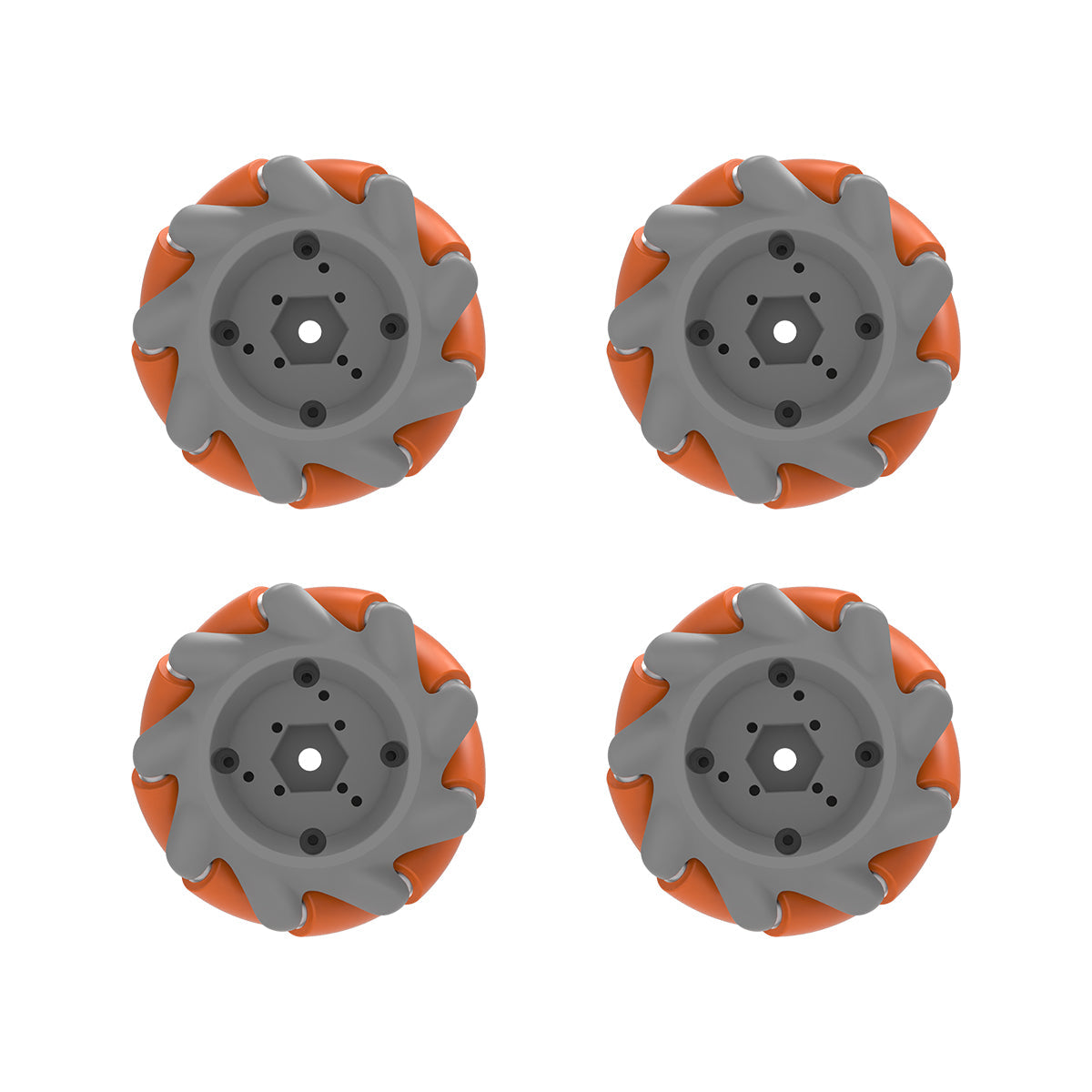 Mecanum Wheel Omnidirectional Wheel 65mm High Hardness Plastic Wheel for Robot Car Components