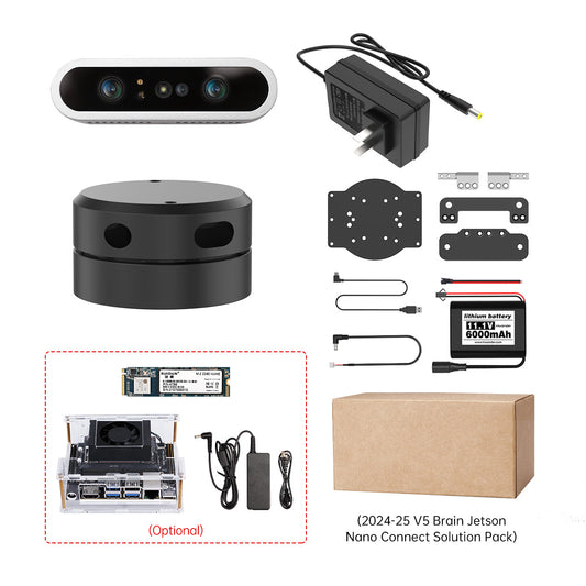Hiwonder AI Tool for VEX AI Robotics Competition (VAIRC) with Precision Depth Camera & LiDAR for Robot Programming