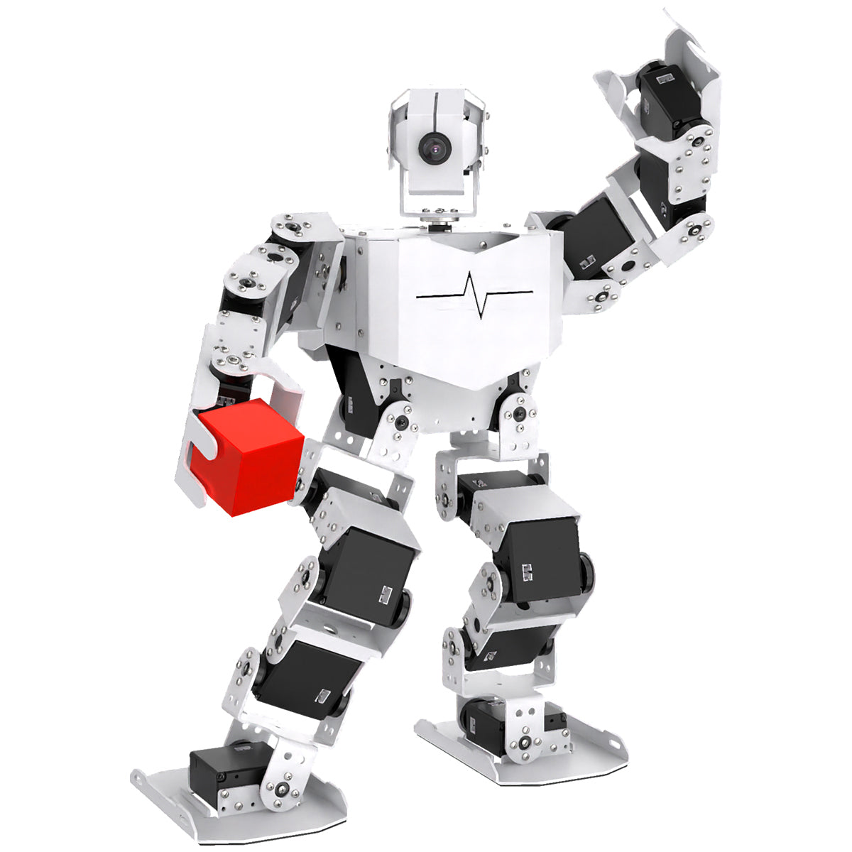 Hiwonder TonyPi Pro AI Humanoid Robot with Raspberry Pi 5 - Integrated Multimodal AI Model (ChatGPT), Vision AI, Interactive Voice Response, and Hand-Eye Coordination
