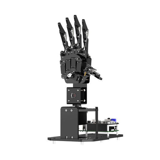 Hiwonder uHandPi Raspberry Pi 5 AI Robotic Hand, AI Vision Recognition and Tracking, Python Programming, Deep Learning
