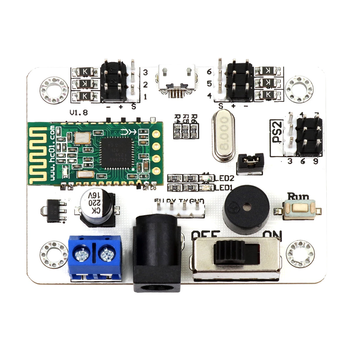 LSC-6: Hiwonder 6 CH Bluetooth 4.0 Servo Controller Module RC Robot Toy for Children